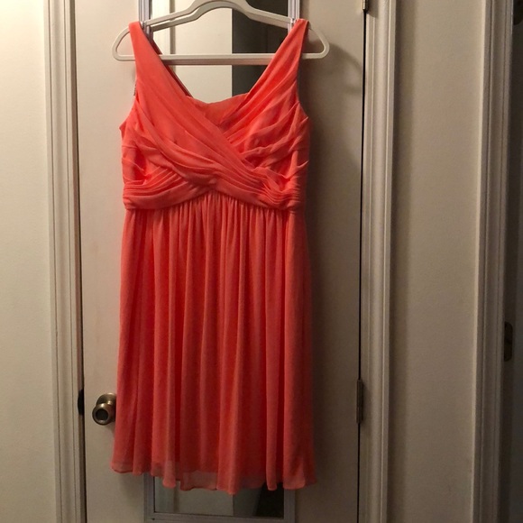 David's Bridal Dresses & Skirts - David’s Bridal Short Bridesmaid Dress w/ Cowl Back